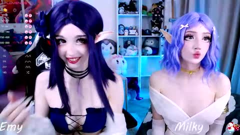 Emy and MilkyCute today    MY TG CHANNEL online show from 09.27.25
