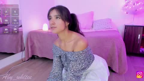 Snapshot of aby_whitee chatting on 12.07.24 Aby online show from 12.07.24