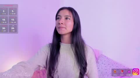 Snapshot of aby_whitee chatting on 12.09.24 Aby online show from 12.09.24