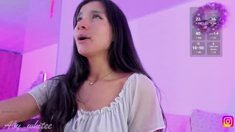 Snapshot of aby_whitee chatting on 12.19.24 Aby online show from 12.19.24