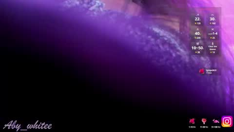 Snapshot of aby_whitee chatting on 01.07.25 Aby online show from 01.07.25