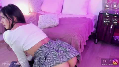 Snapshot of aby_whitee chatting on 02.07.25 Aby online show from 02.07.25