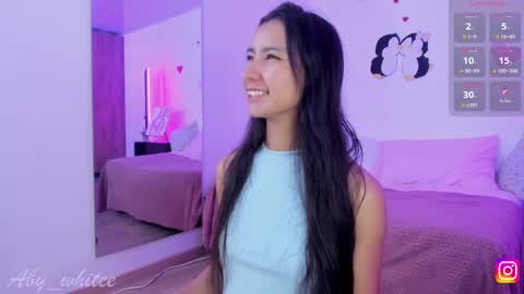 Snapshot of aby_whitee chatting on 03.01.25 Aby online show from 03.01.25