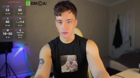 Snapshot of adampolerno chatting on 06.12.26 Hi Im Adam Glad to see u here 3 And its my first day online show from 06.12.26