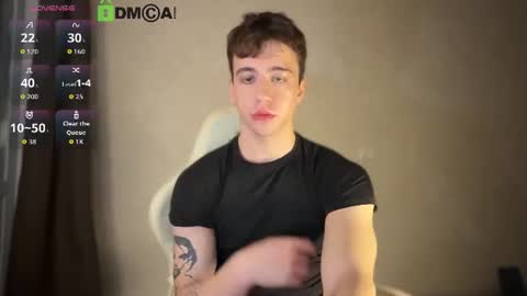 Snapshot of adampolerno chatting on 06.28.26 Hi Im Adam Glad to see u here 3 And its my first day online show from 06.28.26