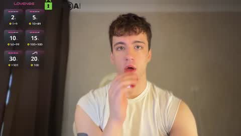 Snapshot of adampolerno chatting on 06.30.26 Hi Im Adam Glad to see u here 3 And its my first day online show from 06.30.26