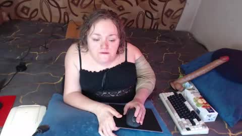 Snapshot of akindmodel chatting on 02.23.25 Natalie online show from 02.23.25