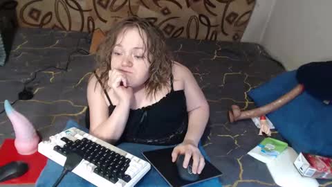 Snapshot of akindmodel chatting on 02.23.25 Natalie online show from 02.23.25