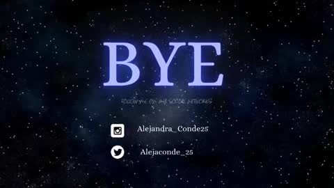 Alejandra  online show from 01.25.25