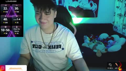 Snapshot of alexxxmorris chatting on 01.07.25 ALEXXX MORRIS online show from 01.07.25