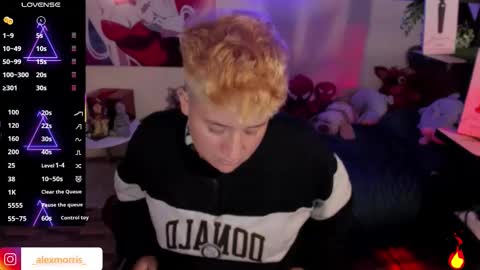 Snapshot of alexxxmorris chatting on 10.04.25 ALEXXX MORRIS online show from 10.04.25