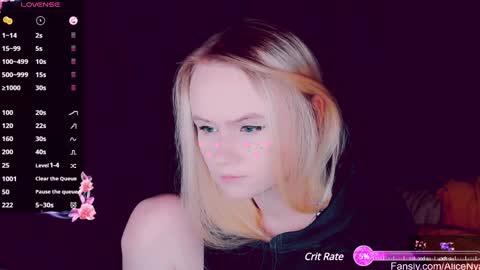 Snapshot of alicenya chatting on 01.16.25 Alice online show from 01.16.25