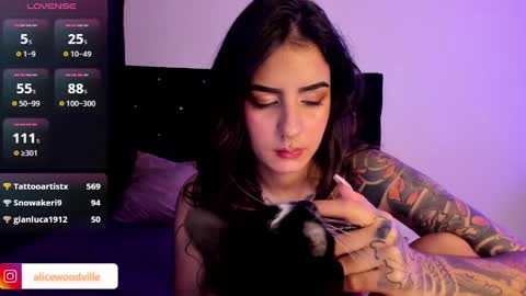 Snapshot of alicewoodville chatting on 12.26.24 Alice online show from 12.26.24