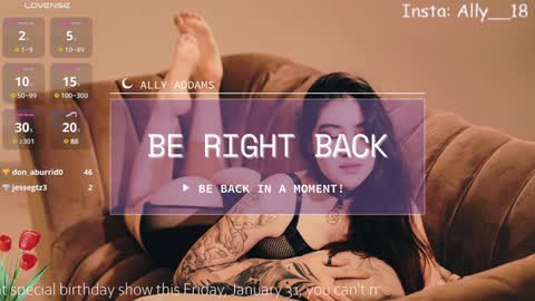 Ally  online show from 01.27.25