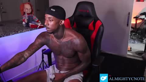 Snapshot of almightycnote chatting on 10.16.25 Almightycnote online show from 10.16.25