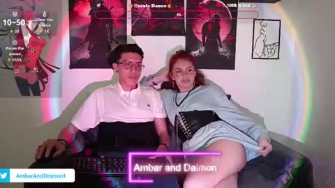 AMBAR AND DAIMON online show from 09.12.25