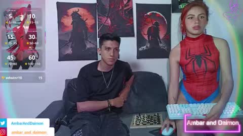 AMBAR AND DAIMON online show from 10.24.25