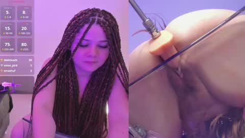 Snapshot of amy_vans_ chatting on 02.20.25 Amy nickname Kirby online show from 02.20.25