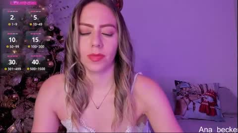 Snapshot of ana_becker1 chatting on 12.03.24 Ana online show from 12.03.24