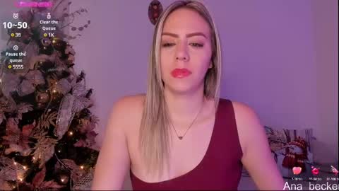 Snapshot of ana_becker1 chatting on 12.13.24 Ana online show from 12.13.24