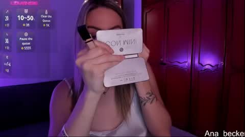 Snapshot of ana_becker1 chatting on 01.22.25 Ana online show from 01.22.25