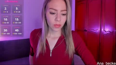 Snapshot of ana_becker1 chatting on 02.09.25 Ana online show from 02.09.25