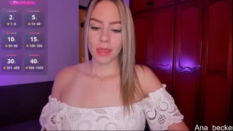 Snapshot of ana_becker1 chatting on 03.09.25 Ana online show from 03.09.25