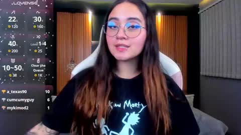 Snapshot of ana_taylor2 chatting on 02.17.25 Ana online show from 02.17.25