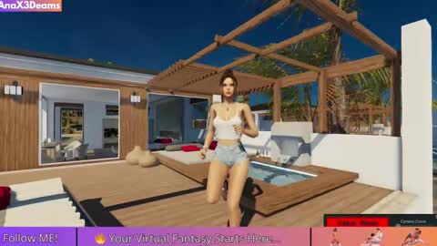 Snapshot of anax3dreams chatting on 02.14.25 AnaX3Dreams online show from 02.14.25