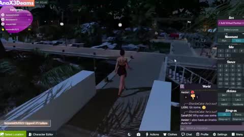 Snapshot of anax3dreams chatting on 02.15.25 AnaX3Dreams online show from 02.15.25