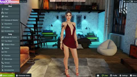 Snapshot of anax3dreams chatting on 02.19.25 AnaX3Dreams online show from 02.19.25