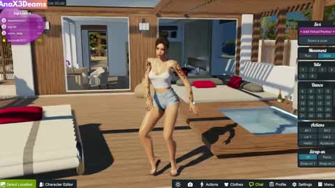 Snapshot of anax3dreams chatting on 02.25.25 AnaX3Dreams online show from 02.25.25