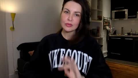 Snapshot of angeladarkk chatting on 01.26.25 Angela online show from 01.26.25