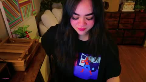 Snapshot of annatigarr chatting on 03.08.25 meow online show from 03.08.25