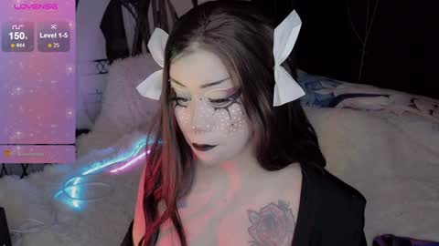 Snapshot of asha_nekooo chatting on 12.25.24 Sasha next stream December 4st at 0000- 0030 am German time online show from 12.25.24