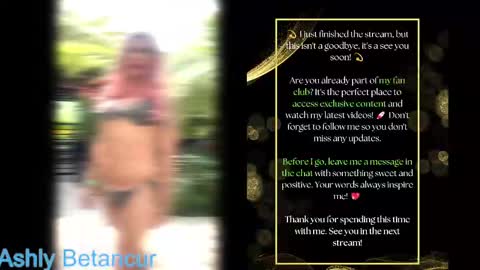 Ashly Betancur  online show from 02.27.25