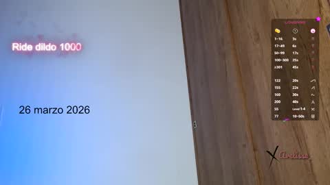 Avelisse online show from 03.26.26