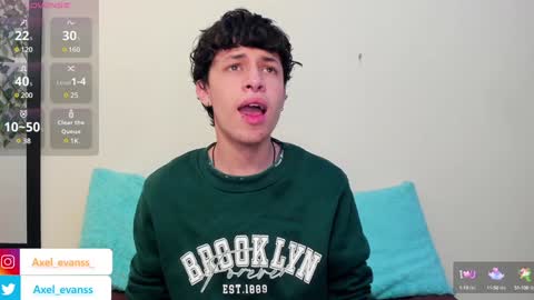Axel Evanss online show from 01.08.25