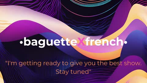 Snapshot of baguettexfrench chatting on 01.23.25 Baguette x French online show from 01.23.25