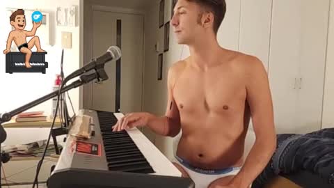 Snapshot of barebritpianist chatting on 09.19.25 BareBritPianist online show from 09.19.25