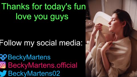 Snapshot of beckymartens chatting on 01.19.25 BeckyMartens come join me on while im offline here online show from 01.19.25