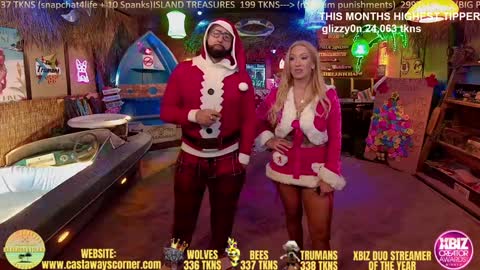 Snapshot of bigbananamilfshake chatting on 12.23.24 Mya and Angelo online show from 12.23.24