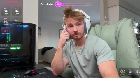 Snapshot of bigmcr1 chatting on 10.20.25 Nick Barker online show from 10.20.25