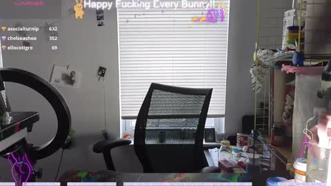 Snapshot of bunnycheekz chatting on 12.04.24 Tokki bunny online show from 12.04.24