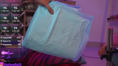 Snapshot of calypso_and_ge1 chatting on 02.14.25 Calypso and Kayla online show from 02.14.25