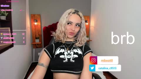 Snapshot of catalina_clark chatting on 01.08.25 Catalina online show from 01.08.25