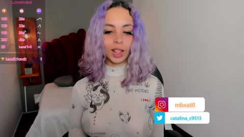 Snapshot of catalina_clark chatting on 01.17.25 Catalina online show from 01.17.25