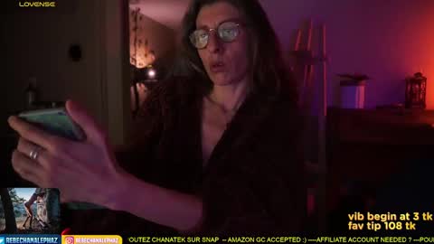 Snapshot of chanalephaz chatting on 12.13.24 Rebecca online show from 12.13.24