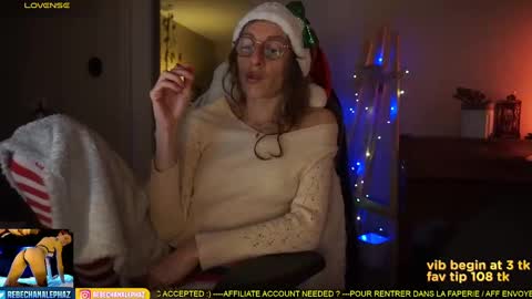Snapshot of chanalephaz chatting on 12.24.24 Rebecca online show from 12.24.24