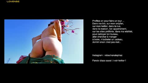 Snapshot of chanalephaz chatting on 01.16.25 Rebecca online show from 01.16.25